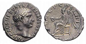 Trajan (98-117). AR Denarius (17mm, 2.83g, ... 