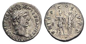 Trajan (98-117). AR Denarius (17mm, 3.16g, ... 