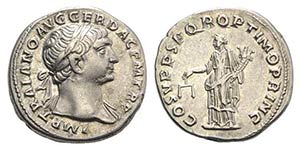 Trajan (98-117). AR Denarius (18mm, 3.40g, ... 