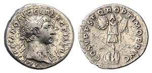 Trajan (98-117). AR Denarius (19mm, 3.06g, ... 