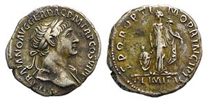 Trajan (98-117). AR Denarius (18mm, 2.76g, ... 