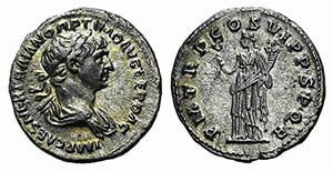 Trajan (98-117). AR Denarius (19mm, 3.09g, ... 