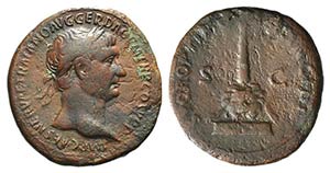 Trajan (98-117). Æ As (28mm, 9.88g, 6h). ... 