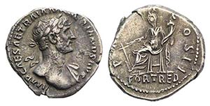 Hadrian (117-138). AR Denarius (18mm, 3.30g, ... 