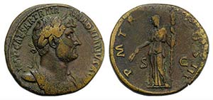 Hadrian (117-138). Æ Sestertius (34mm, ... 