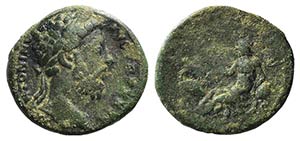 Marcus Aurelius (161-180). Æ As (27mm, ... 