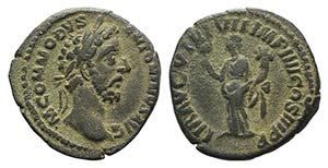 Commodus (177-192). Fourrèe Denarius (18mm, ... 
