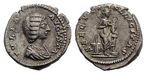 Julia Domna (Augusta, 193-217). AR Denarius ... 