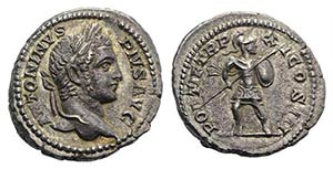 Caracalla (198-217). AR Denarius (20mm, ... 