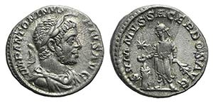 Elagabalus (218-222). AR Denarius (17mm, ... 