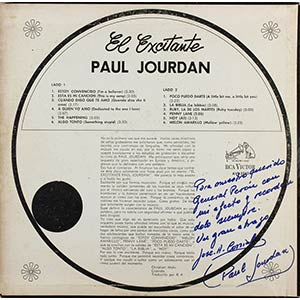 Paul Jourdan, Long PlayingWith ... 