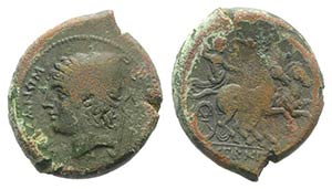 Samnium, Aesernia, c. 263-240 BC. Æ (23mm, ... 