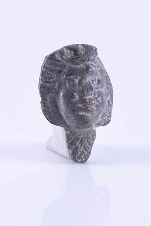 Roman Bronze Male Head Applique, c. 1st-3rd ... 
