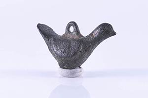 Roman Bronze Dove Pendant with suspension ... 