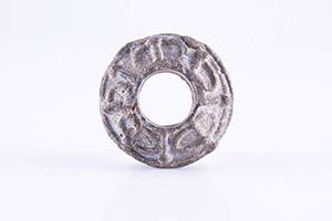 Roman Lead Spindle Whorl with ornate ... 