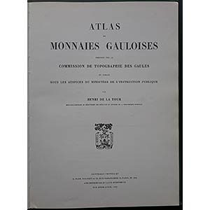 De la Tour H., Atlas de Monnaies ... 