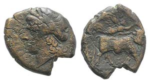 Samnium, Aesernia, c. 263-240 BC. Æ (19mm, ... 