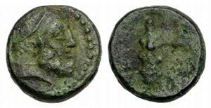 Sicily, Kalakte, 2nd century BC. Æ (9.5mm, ... 
