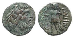 Sicily, Panormos, 2nd century BC. Æ (14mm, ... 