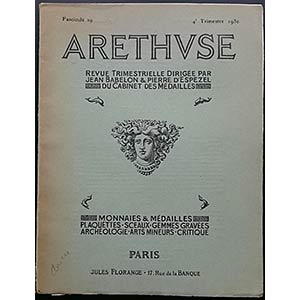 Arethvse - Fascicule 29, 4e Trimestre 1930. ... 