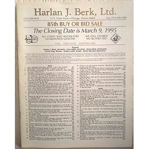 BERK HARLAN LTD. – Chicago, 9 march 1995. ... 