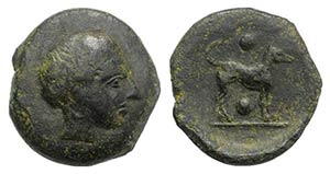 Sicily, Segesta, c. 420-415 BC. Æ Hexas ... 