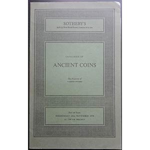 Sothebys, Catalogue of Ancient Coins. The ... 