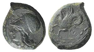 Sicily, Syracuse, 400-390 BC. Æ (21mm, ... 