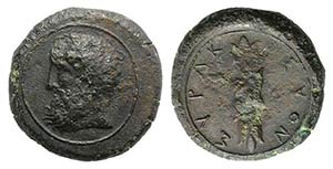 Sicily, Syracuse, c. 344-339/8 BC. Æ Onkia ... 