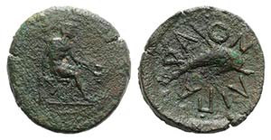 Islands of Sicily, Lipara, c. 400-380 BC. Æ ... 