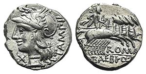 M. Baebi Q.f. Tampil, Rome, 137 BC. AR ... 
