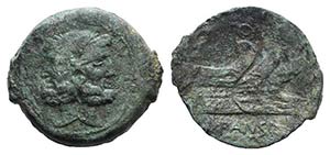 C. Vibivs C.f. Pansa, Rome, c. 90 BC. Æ As ... 