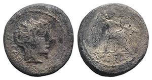 M. Cato, Rome, 89 BC. AR Quinarius (13mm, ... 