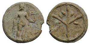 Roman Pb Tessera, c. 1st century BC - 1st ... 