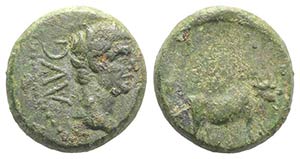 Tiberius (14-37). Macedon, Philippi. Æ ... 