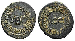 Gaius (Caligula, 37-41). Æ Quadrans (18mm, ... 