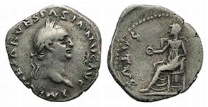Vespasian (69-79). Contemporary counterfeit ... 