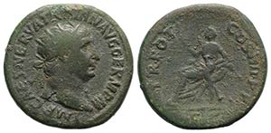 Trajan (98-117). Æ Dupondius (28mm, 12.60g, ... 