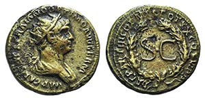Trajan (98-117). Æ Dupondius (18mm, 4.30g, ... 