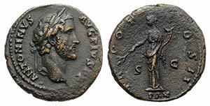 Antoninus Pius (138-161). Æ As (27.5mm, ... 