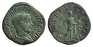 Gordian III (238-244). Æ Sestertius (30mm, ... 