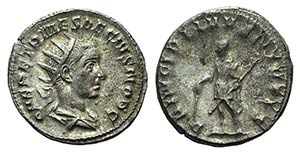 Herennius Etruscus (Caesar, 249-251). AR ... 