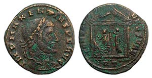 Maxentius (307-312). Æ Follis (24mm, 6.72g, ... 