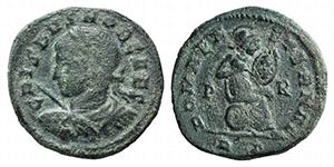 Crispus (Caesar, 316-326). Æ Follis (19mm, ... 