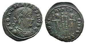 Delmatius (Caesar, 335-337). Æ Follis ... 