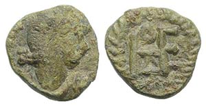 Theodosius II (402-450). Æ (9mm, 0.97g, ... 