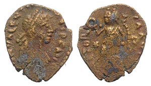 Valentinian III (425-455). Æ (14mm, 1.33g, ... 