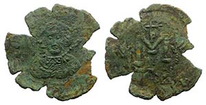 Tiberius III (698-705). Æ 40 Nummi (29mm, ... 