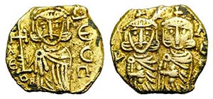 Constantine V (741-775). Plated Solidus ... 