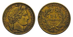 France, Republic. AV 10 Francs 1851, Paris ... 